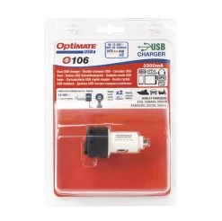 O-106 Chargeur USB 2 Sorties (allume-cigare) T106 11 O-106 Chargeur USB 2 Sorties (allume-cigare) T106 -NGK Magasin T106 5